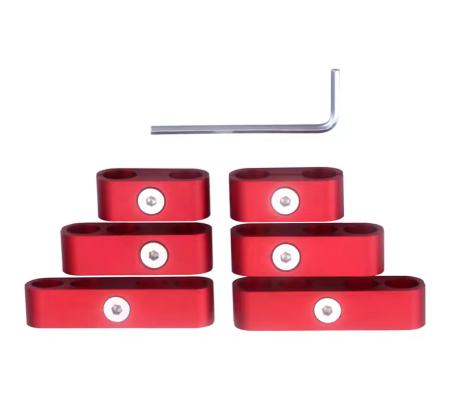 Bougiekabel separators 9.5 mm Rood