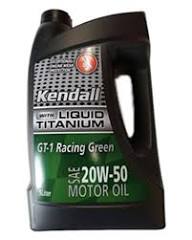 Kendall GT1 Racing Green 20w50 5 liter