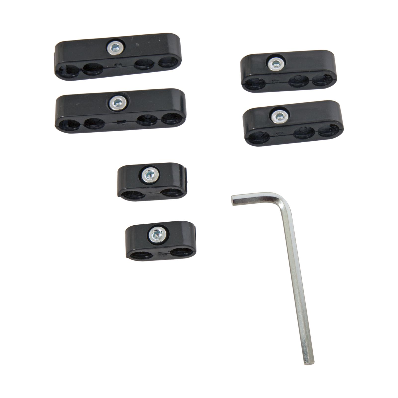 Bougiekabel separators 7-9 mm zwart