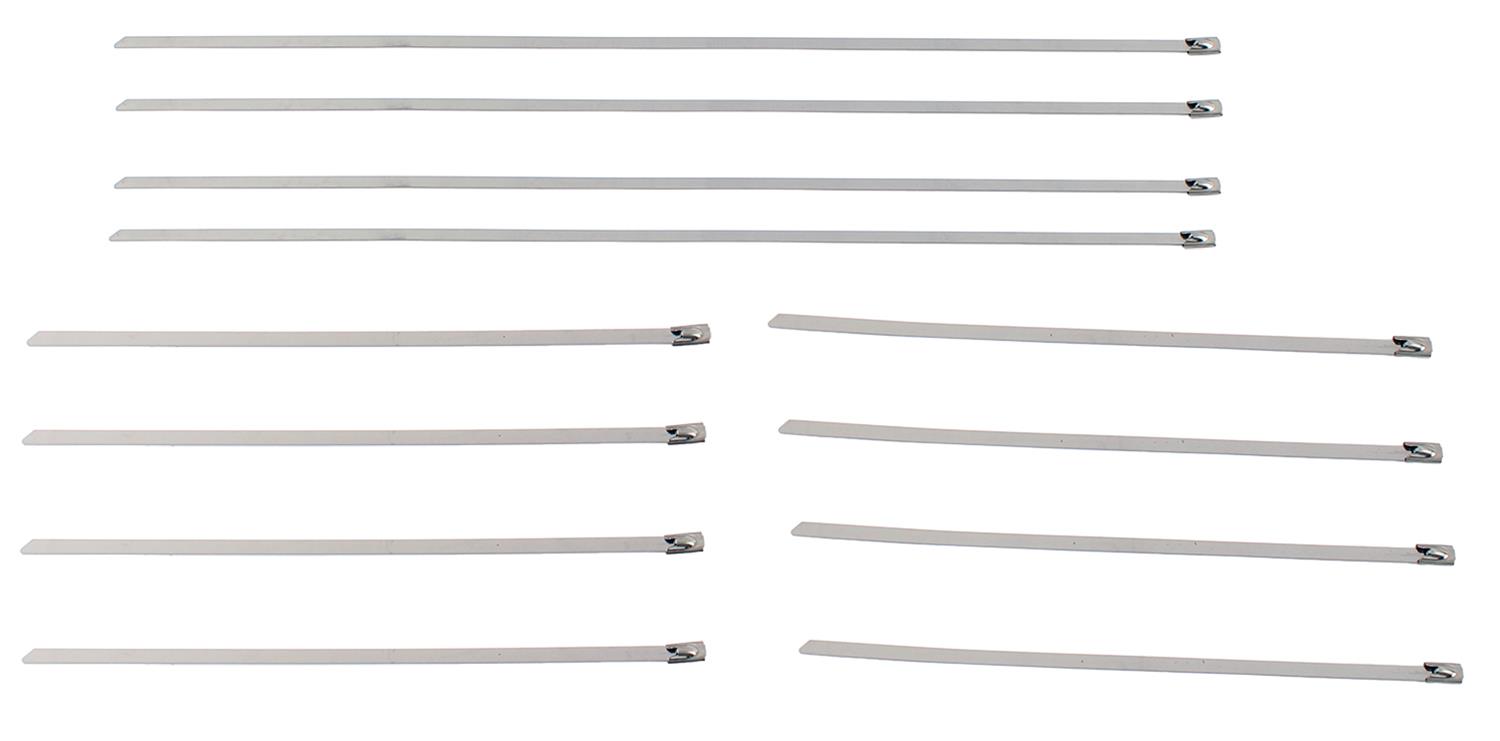 Stainless Steel Locking Ties 12 stuks