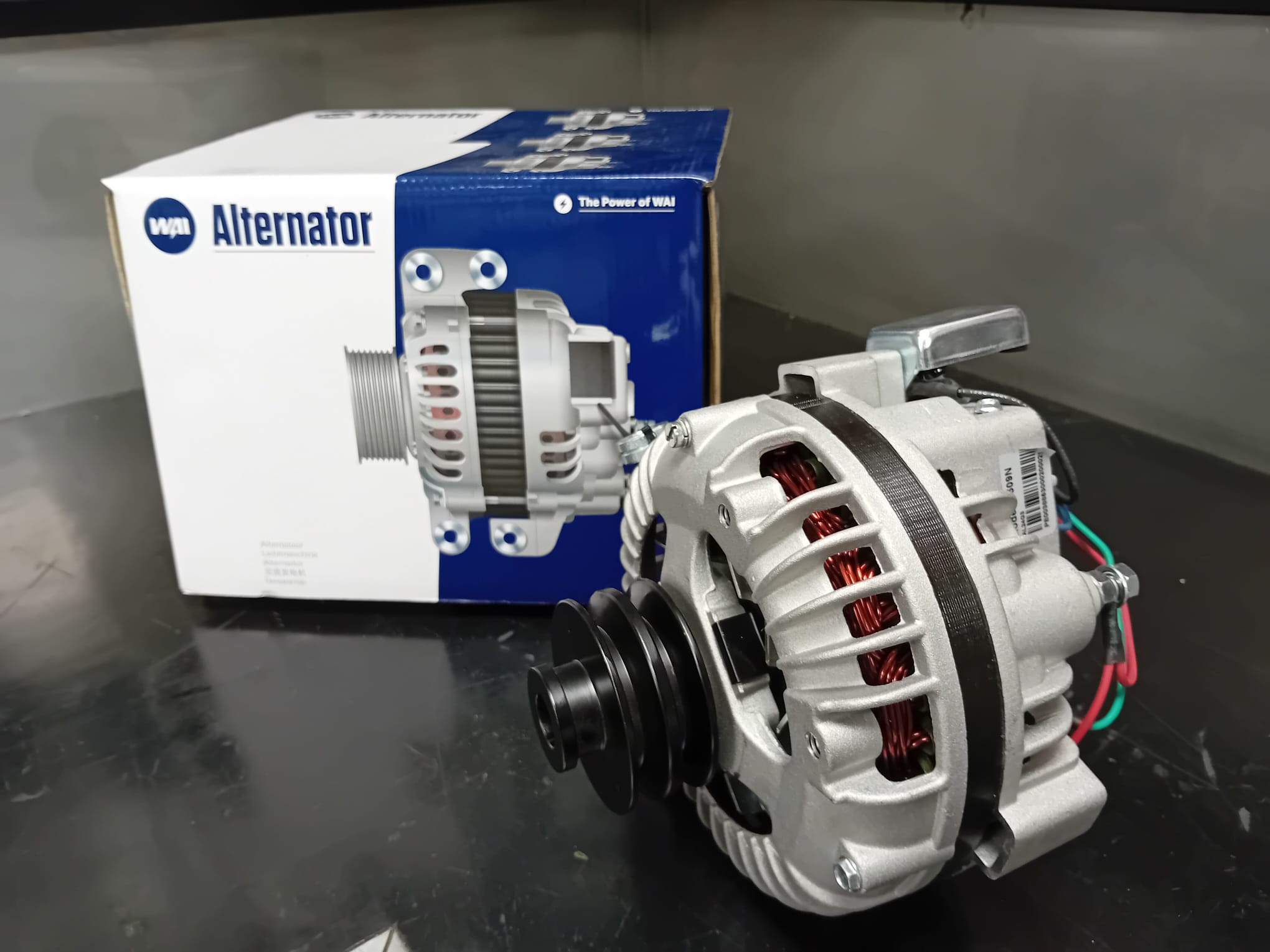 Mopar dynamo dubbele groef pulley interne regelaar