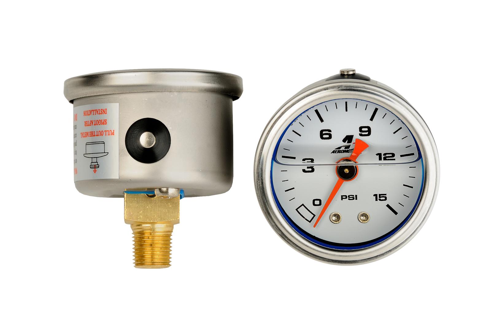 Aeromotive Fuel Pressure Gauges 15632