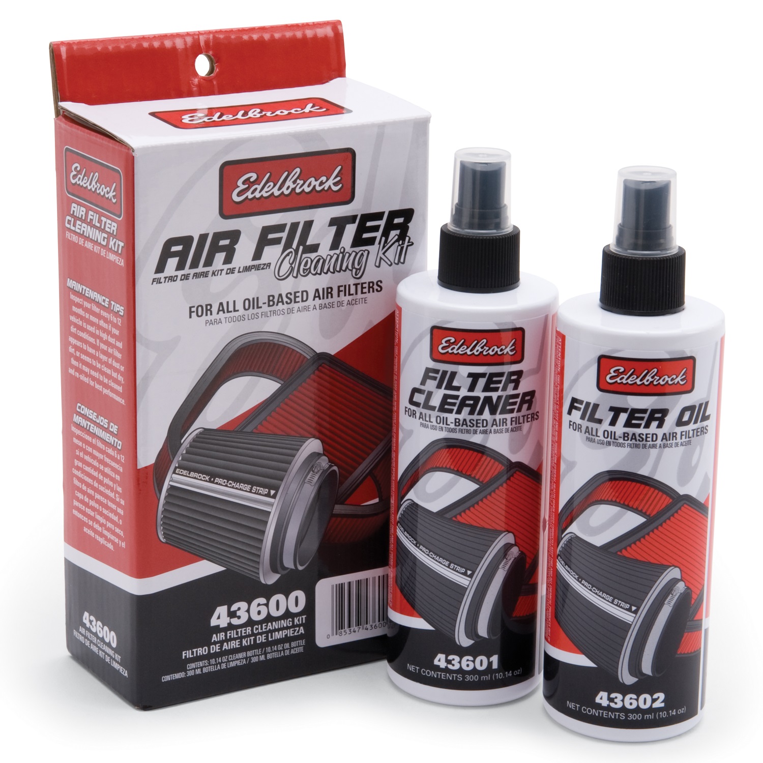 Edelbrock 43600 - Air Filter Cleaning & Oil Kit
